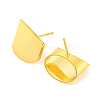 Rack Plating Brass Rectangle Stud Earrings EJEW-K245-49G-2