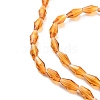 Glass Beads Strands GLAA-R026-8x4mm-09-2