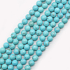 Synthetic Green Turquoise Beads Strands G-T055-8mm-12-1-1