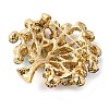 Christmas Alloy Colorful Rhinestone Brooches JEWB-U009-10B-2