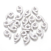 Tarnish Resistant 201 Stainless Steel Charms STAS-F175-01P-9-2