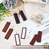 Olycraft DIY Rectangle Dangle Earring Making Kit DIY-OC0009-48-5