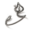 316 Surgical Stainless Steel Cuff Earrings EJEW-E300-20AS-02-2