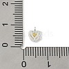 925 Sterling Silver Micro Pave Cubic Zirconia Pendants STER-Q002-02B-3