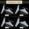 48Pcs 4 Styles Triangle Plastic Furniture Corner Guards AJEW-BC0007-83B-2