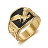304 Stainless Steel and Enamel Finger Rings for Men FS-WG4515C-01-2