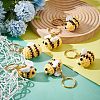  DIY 3D Bee Charm Keychain Making Kit DIY-NB0007-27-5