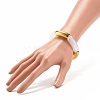 Acrylic Curved Tube Chunky Stretch Bracelet for Women BJEW-JB08125-3