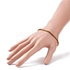 Glass Column Beaded Stretch Bracelet for Women BJEW-JB08625-5