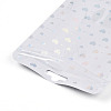 Rectangle Glitter Holographic Plastic Yin-yang Zip Lock Gift Bags OPP-E004-01B-C02-3