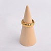 Wave Texture 304 Stainless Steel Finger Rings WGA78FE-02-4