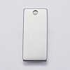 Tarnish Resistant 201 Stainless Steel Pendants STAS-F139-040P-1