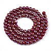 Electroplate Opaque Glass Beads Strands X-GLAA-T032-P4mm-AB05-3