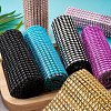 Plastic 24 Rows Rhinestone Mesh Wrap Roll AJEW-TA0001-09-18