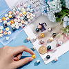  72Pcs 18 Colors Handmade Porcelain Beads PORC-NB0001-16-3