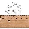 Non-Tarnish 201 Stainless Steel Pinch Bails X-STAS-E076-09-4