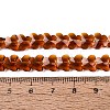 Transparent Glass Beads Strands GLAA-Q118-01A-B09-4