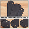TPR Plastic Imitation Leather Bag Bottoms Set FIND-WH0013-96-4