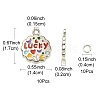 10Pcs Alloy Enamel Pendants ENAM-YW0002-91-3