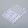 Plastic Removable Bead Containers CON-WH0070-84C-2