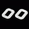 CCB Plastic Imitation Pearl Linking Rings CCB-Q091-012-3