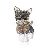 Cat Shaped Alloy Enamel Pins PW-WG2C75B-01-1