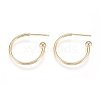 Brass Stud Earrings X-EJEW-L245-001LG-1