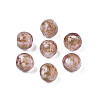 Handmade Gold Sand Lampwork Beads LAMP-T016-10G-1