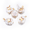 Natural Cultured Freshwater Pearl Pendants PEAR-E013-29-2