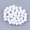 Opaque Plastic Beads X-KY-T005-6mm-601-1