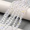 Transparent Electroplate Glass Beads Strands LS-GLAA-F029-2mm-D13-4