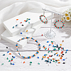 1000pcs 10 Colors Opaque Acrylic Slide Charms OACR-SC0001-37A-4