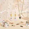 SUNNYCLUE Golden Plated Zinc Alloy Enamel Pendants ENAM-SC0001-82-5