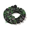 Natural Ruby in Zoisite Beads Strands G-G053-B01-01-3