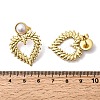 201 Stainless Steel ABS Plastic Pearl Stud Earrings EJEW-Z151-13G-02-5