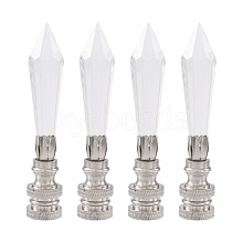 Spritewelry 4Pcs Glass Lampshade Decorations AJEW-SW0001-03P