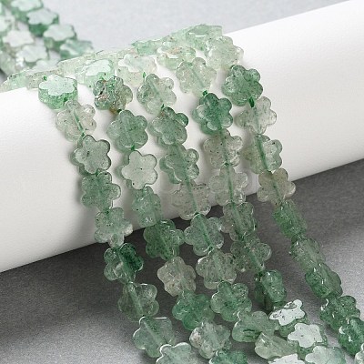 Natural Green Strawberry Quartz Beads Strands G-B138-C05-01-1