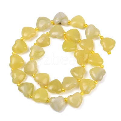 Natural Lemon Jade Beads Strands G-NH0069-A02-1