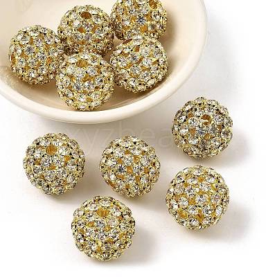 Brass Rhinestone Beads RSB082-NFG-1