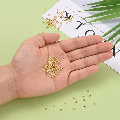 Brass Tiny Bead Cones X-KK-O043-04G-1