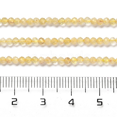 Heated Natural Citrine Beads Strands G-Z074-A03-01-1