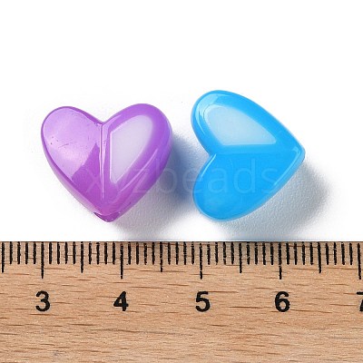 Two Tone Opaque Acrylic Beads SACR-I005-05D-1