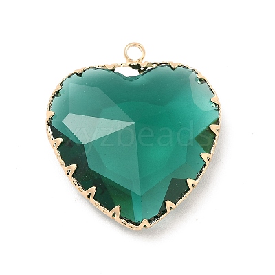 K9 Glass Pendants KK-E071-07KCG-1
