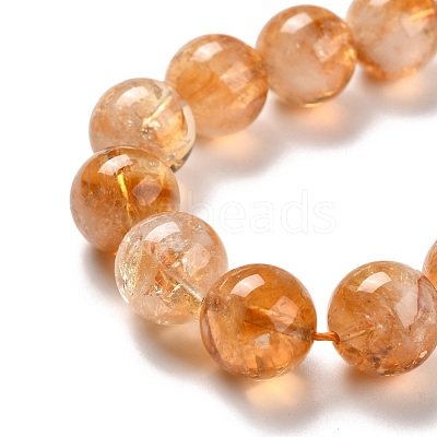 Natural Citrine Bead Strands G-P466-01A-1