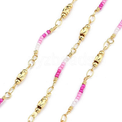 Brass Ball Chains KK-D368-02G-C-1