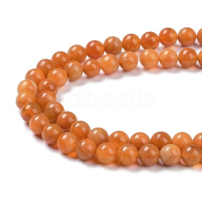 Glass Round Beads Strands GLAA-M044-01E-1