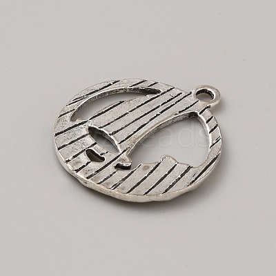 Ocean Theme Alloy Enamel Pendants ENAM-CJC0022-14E-AS-1
