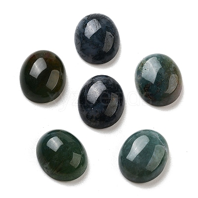 Natural Indian Agate Cabochons G-G145-01A-34-1