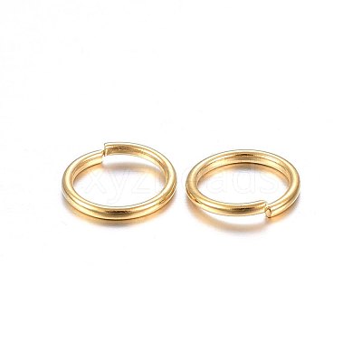 304 Stainless Steel Open Jump Rings STAS-O098-01G-11-1