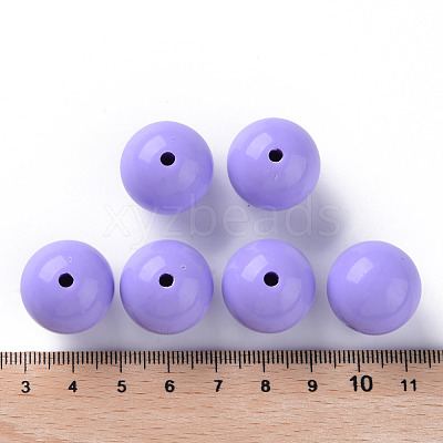 Opaque Acrylic Beads MACR-S370-C20mm-SS2114-1